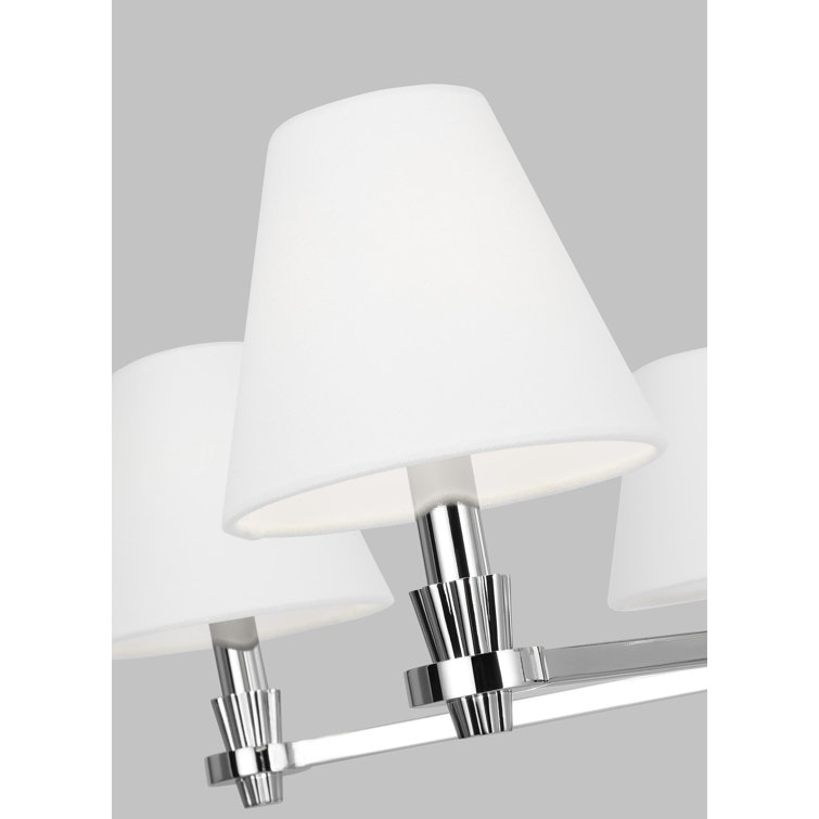 Paisley Empire Polished Nickel 6-Light Modern Chandelier