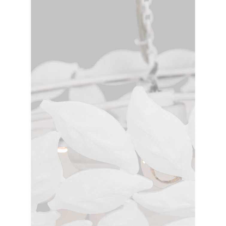 Kelan Textured White 3-Light Indoor LED Pendant