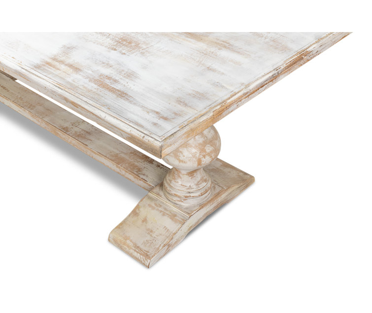 Haverhill Cottage White Extendable Rectangular Dining Table