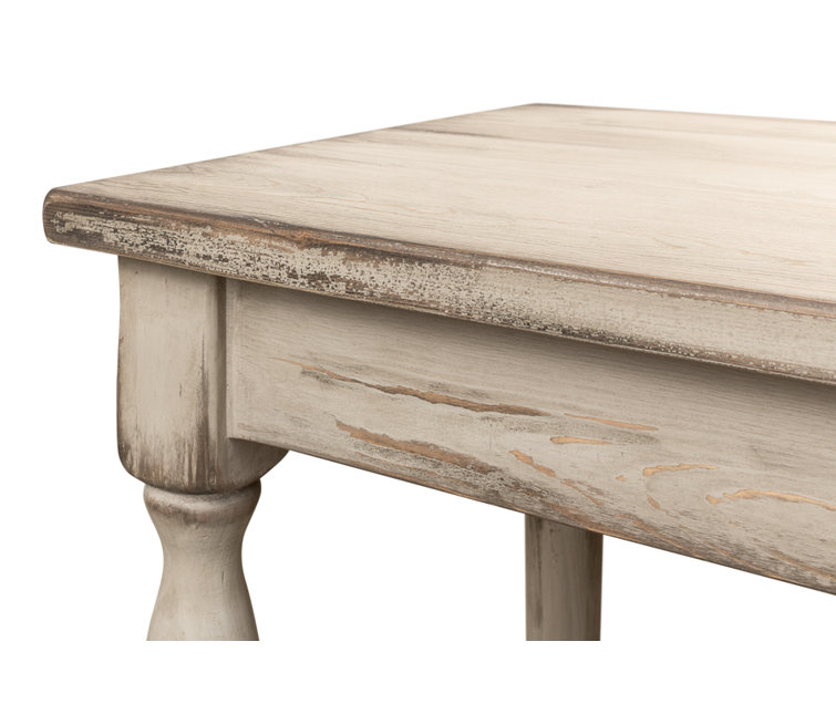 Jensen 95'' Stony Grey Solid Wood Console Table with Storage