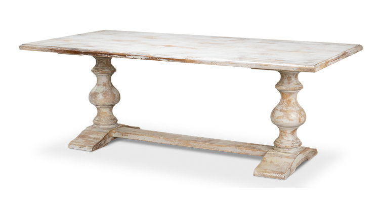 Haverhill Cottage White Extendable Rectangular Dining Table