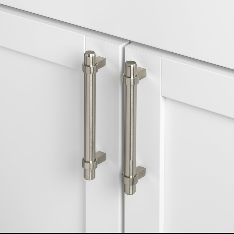 Brushed Stainless Steel 5-Inch Modern Bar Pull