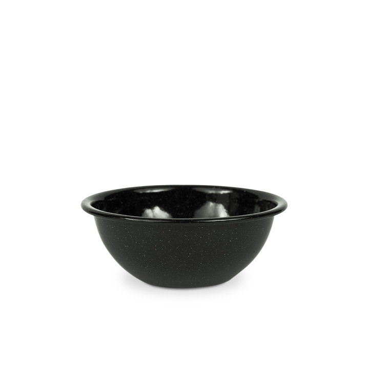 Black Ceramic 20 Oz Cereal Bowl