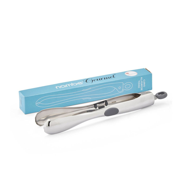 Curvo Stainless Steel All-Purpose Kitchen Tongs