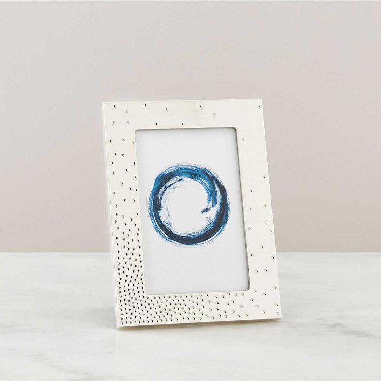 Nambe Dazzle Silver Plate 4" x 6" Picture Frame