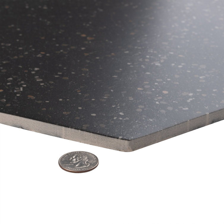 Palazzo Nero Matte Porcelain Hexagon Floor and Wall Tile