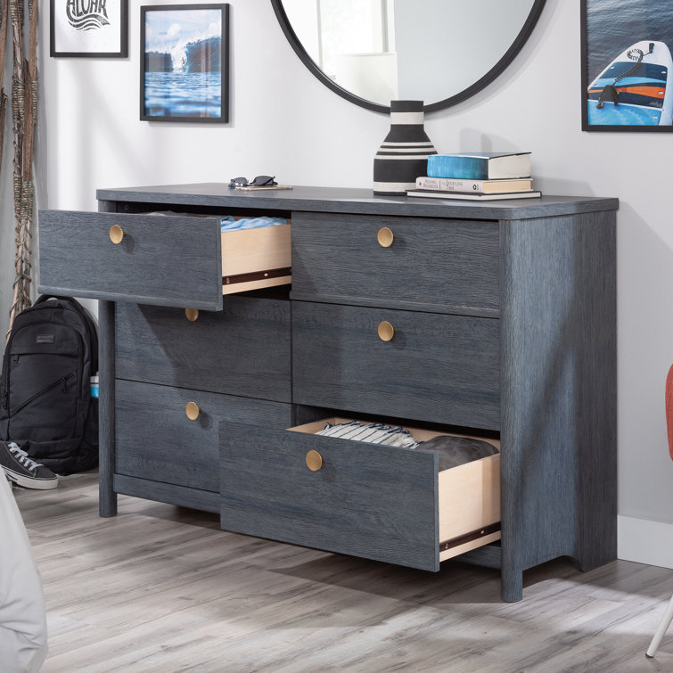 Denim Oak Double Dresser with Extra Deep Drawers