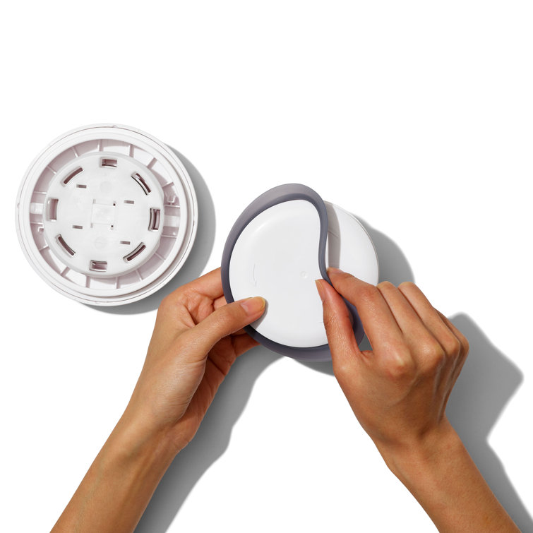 Pop & Seal Large 160 Oz. White Plastic Snack Jar