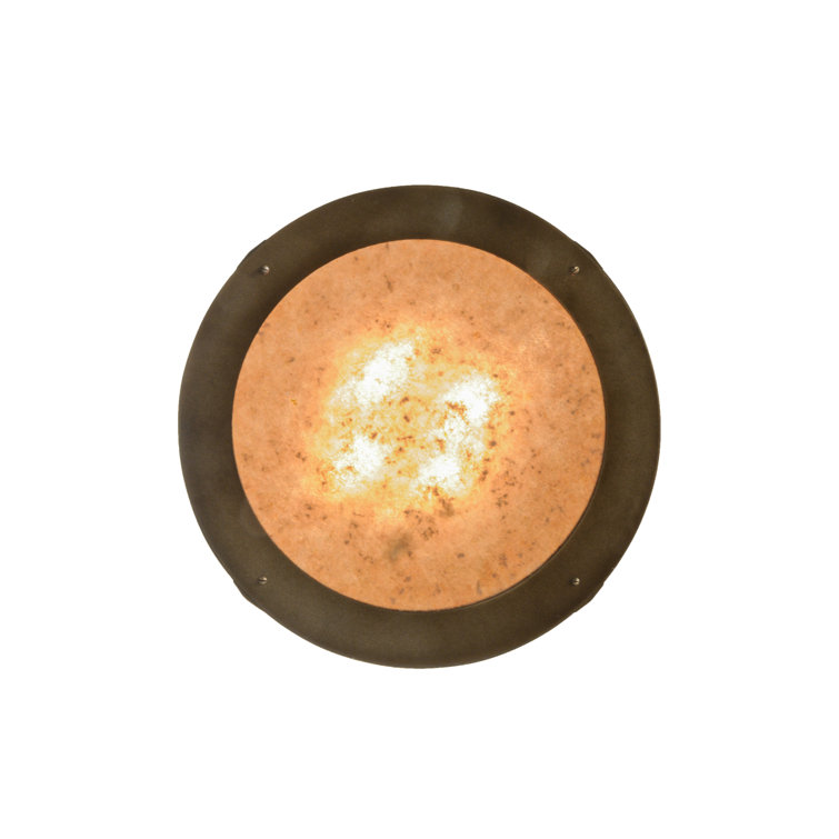 Meyda 24" Antique Copper Globe LED Pendant for Indoor/Outdoor