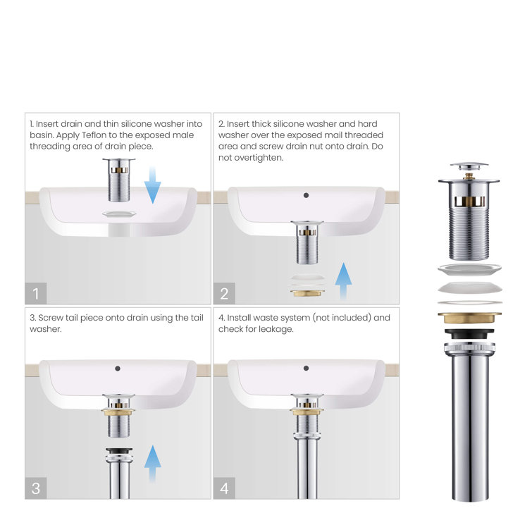 Chrome Solid Brass Single-Hole Bathroom Faucet