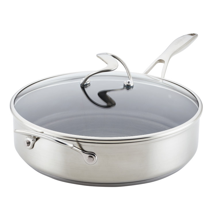 Stainless Steel Nonstick 5 Quart Sauté Pan with Lid