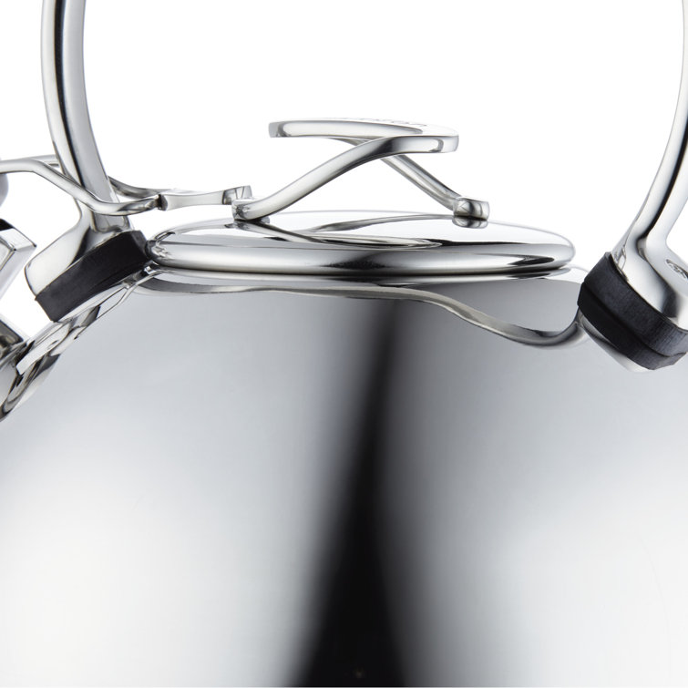 Circulon Silver Stainless Steel 2.3-Quart Whistling Teakettle