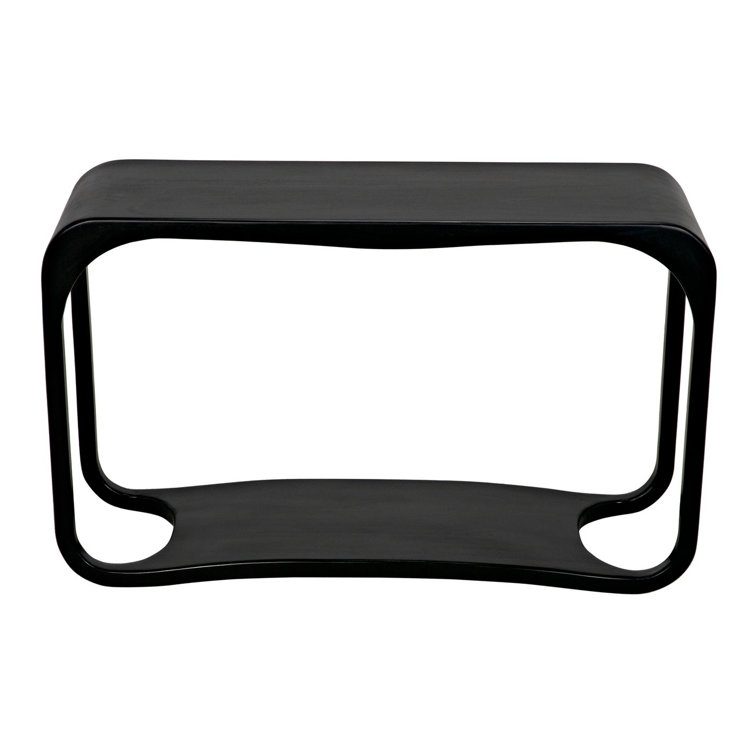 Milena Hand-Rubbed Black Mahogany 52'' Console Table