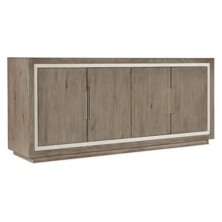 Serenity 78'' Gray Oak Veneer Media Console