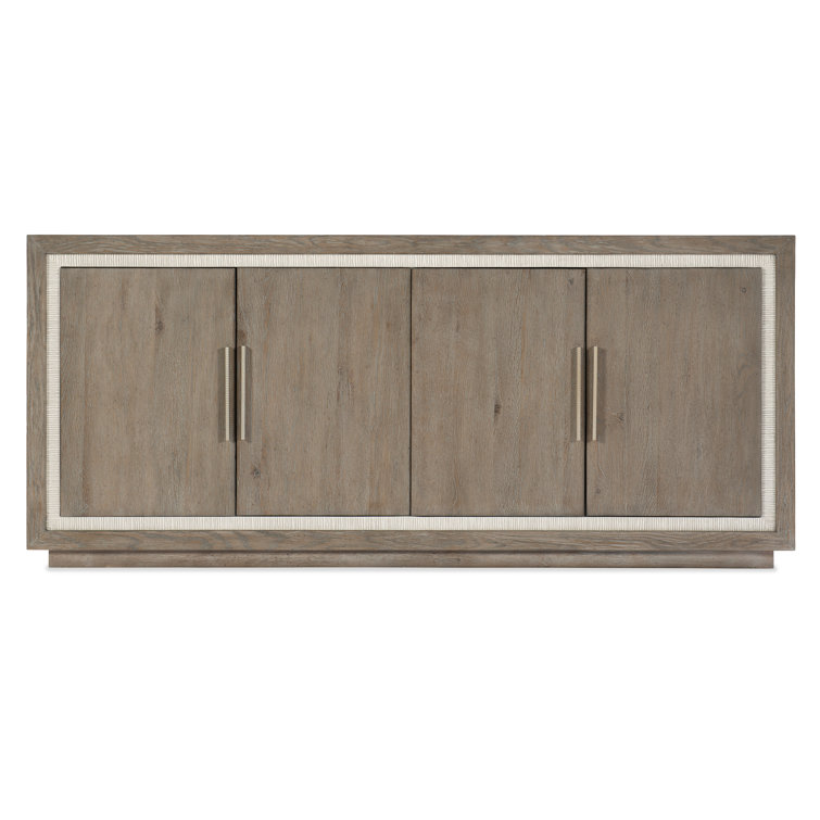 Serenity 78'' Gray Oak Veneer Media Console