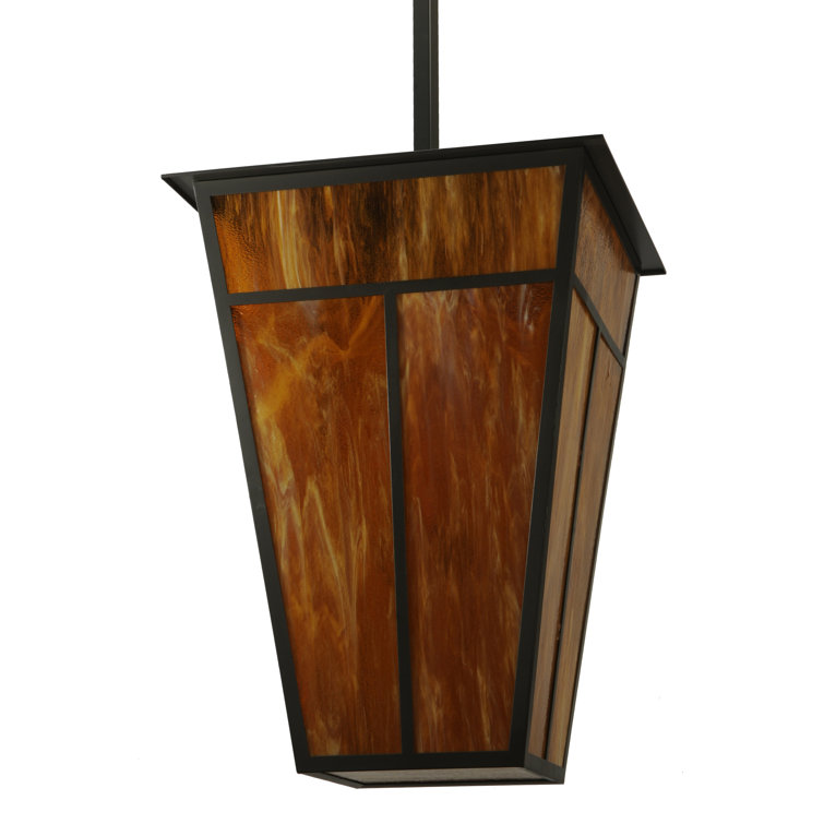 Bronze Globe 6-Light Indoor/Outdoor Glass Chandelier