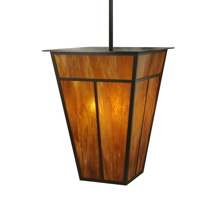 Bronze Globe 6-Light Indoor/Outdoor Glass Chandelier