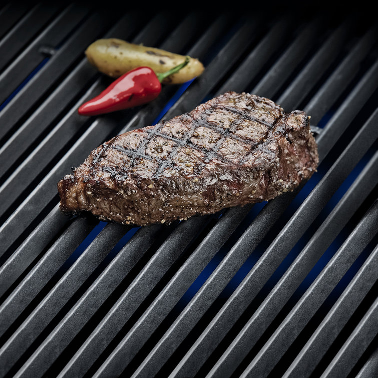 Stainless Steel Propane Gas Grill with Rotisserie and Smoker