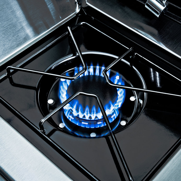 Broil King Stainless Steel 4-Burner Propane Gas Grill with Side Burner