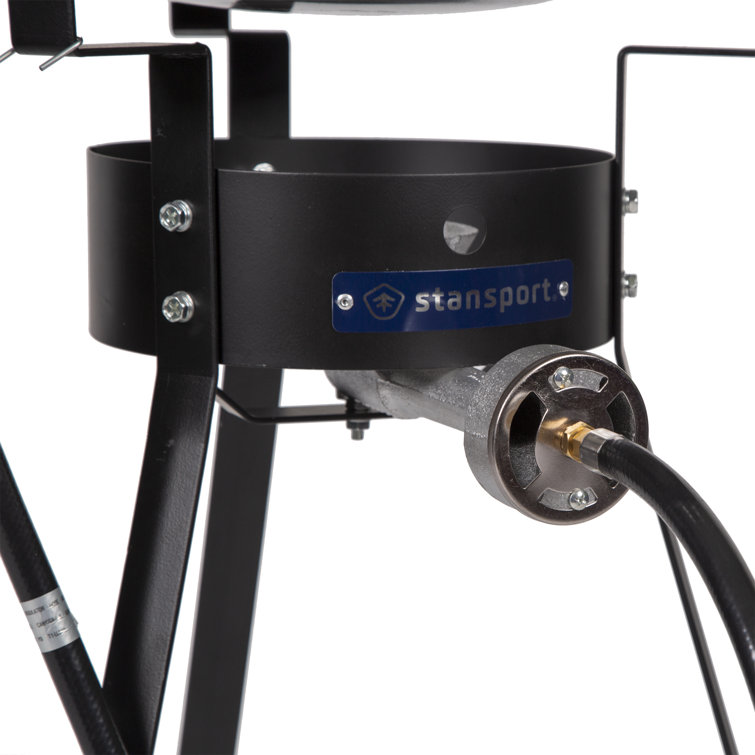 Stansport Black Steel Outdoor Camp Stove with Wok