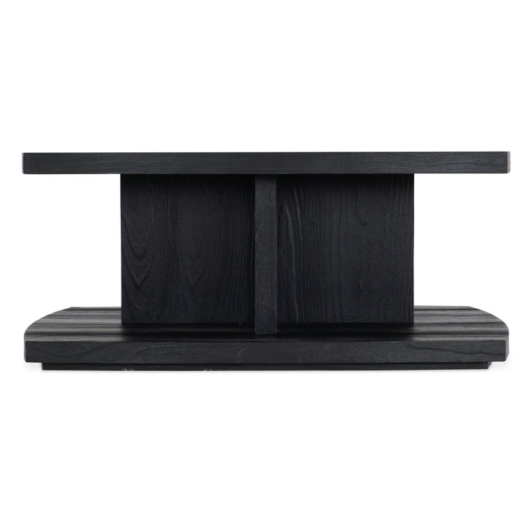 Black Pine Square Coffee Table with Storage