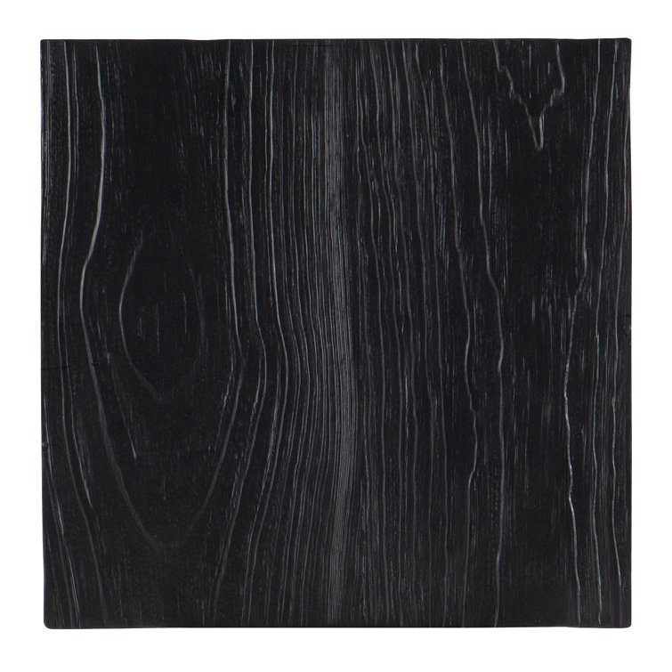 Linville Falls Black Square Wood End Table