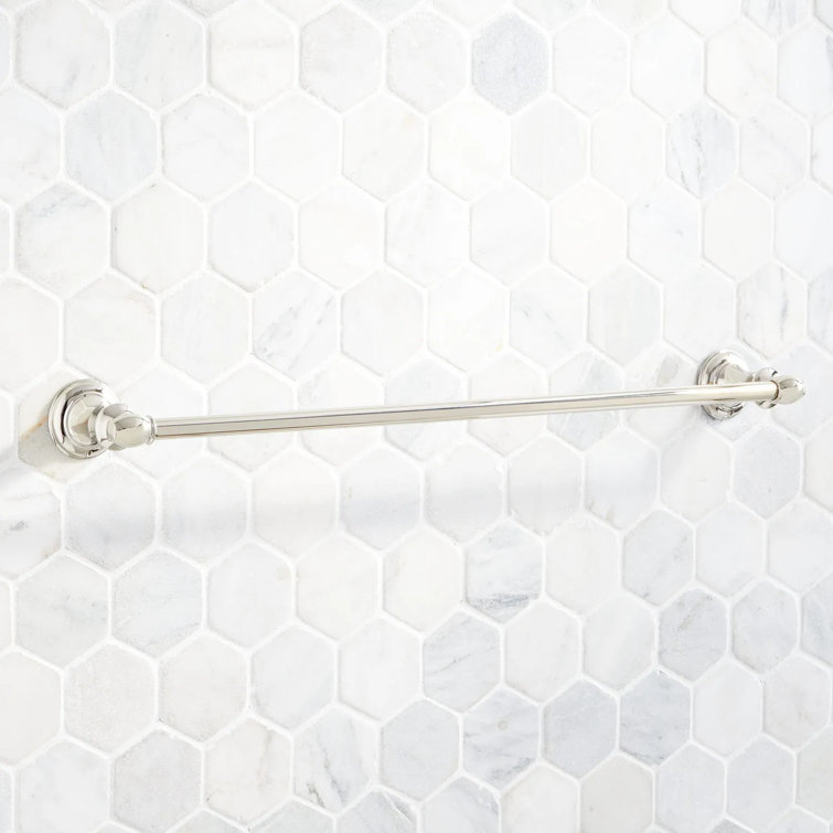 Beasley 24'' Polished Nickel Wall Mounted Towel Bar