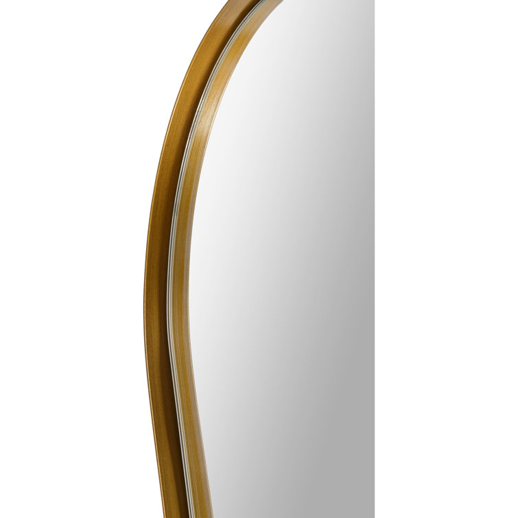 Antique Brass Iron Flat Wall Mirror