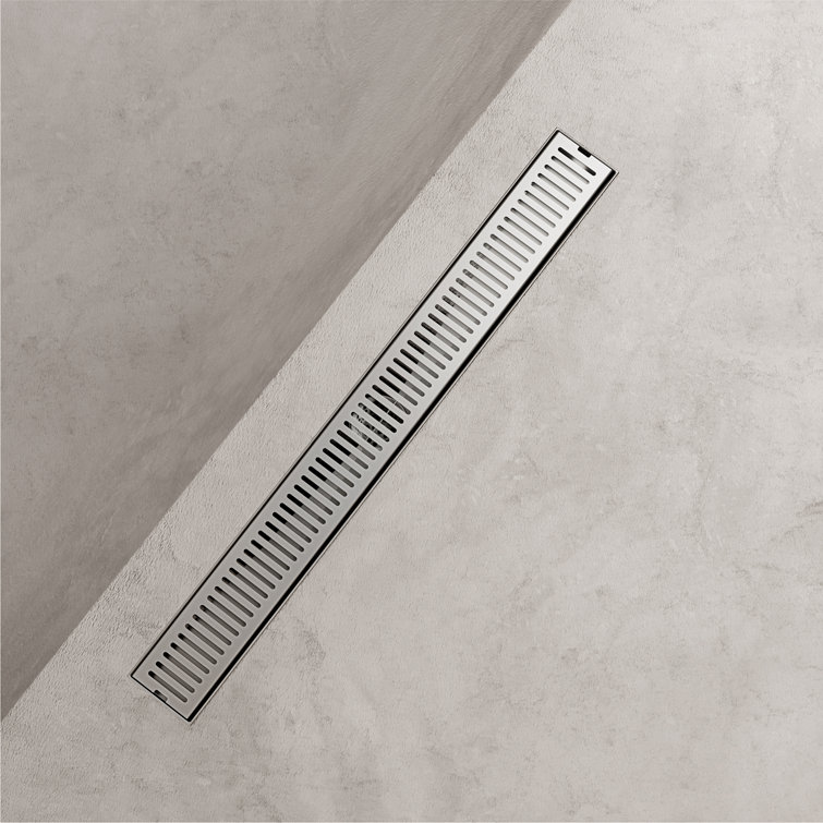 Elan 24" Stainless Steel Linear Shower Drain in Brushed Nickel