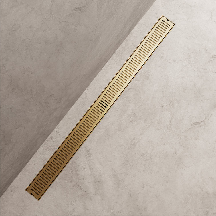 Elan 36" Matte Brushed Gold Linear Shower Drain
