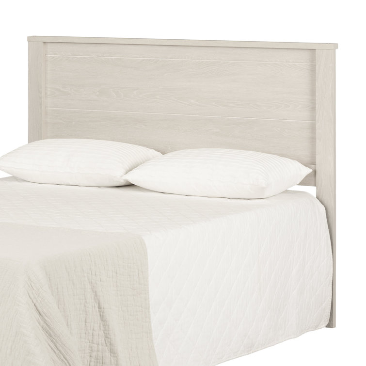 Winter Oak Full Panel Headboard with Large Moldings