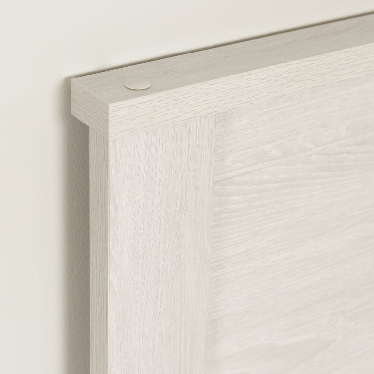 Winter Oak Full Panel Headboard with Large Moldings