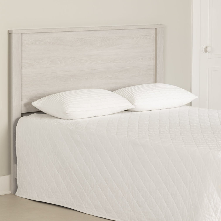Winter Oak Full Panel Headboard with Large Moldings