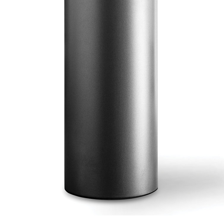 Apollo Blackened Iron Modern Table Lamp with Metal Shade