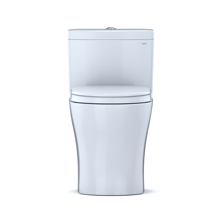Elongated Bone Vitreous China Dual-Flush High-Efficiency Toilet