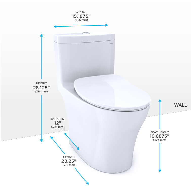 Aquia IV Cotton White Dual Flush One-Piece Toilet