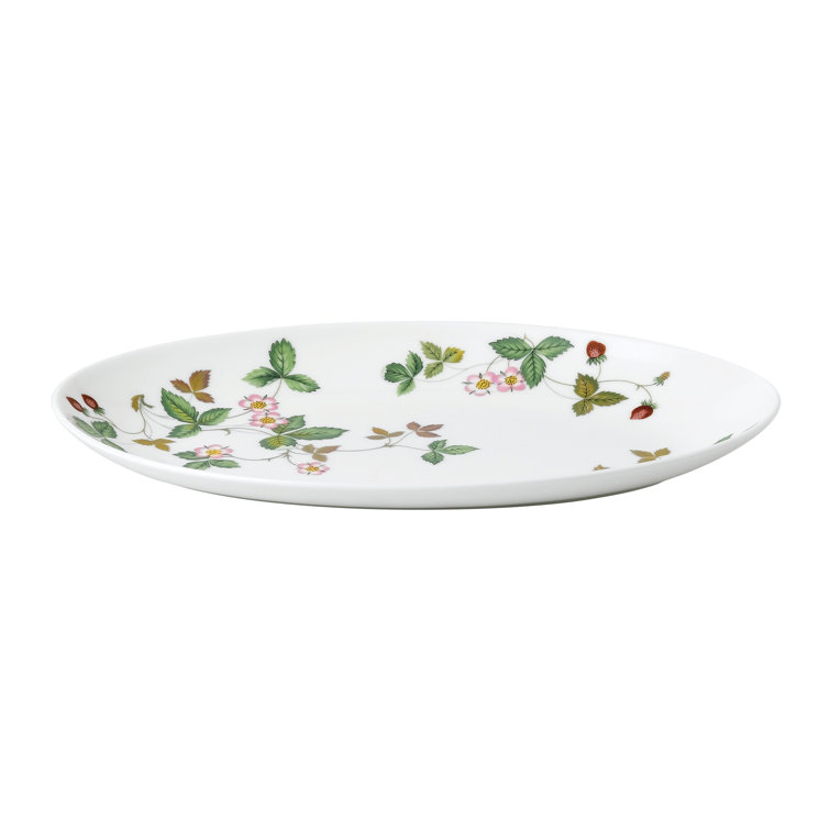 Floral Blossom Print Porcelain Dinner Plate