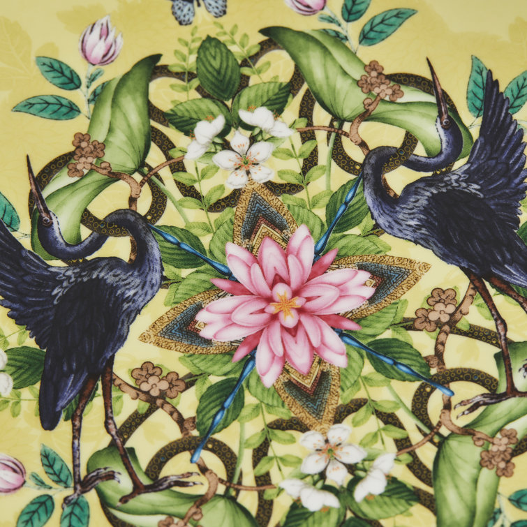 Bohemian Wonderlust Gold-Embellished Porcelain Salad Plate