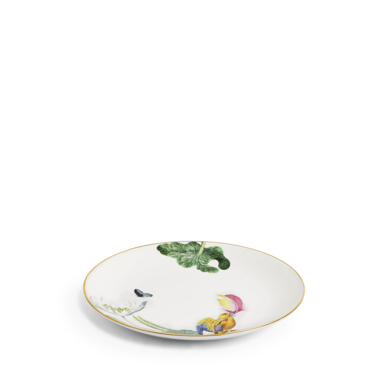 Exotic Amazonian Flora & Fauna 6.65" Porcelain Bread Plate
