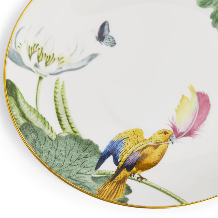 Exotic Amazonian Flora & Fauna 6.65" Porcelain Bread Plate
