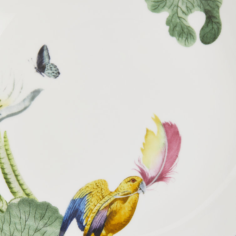 Exotic Amazonian Flora & Fauna 6.65" Porcelain Bread Plate