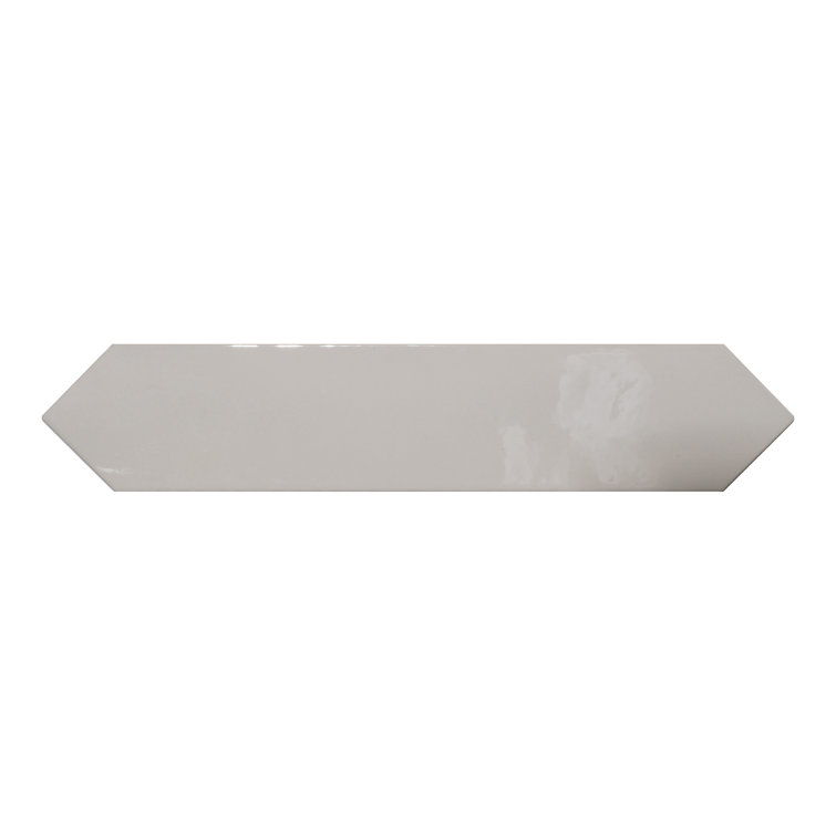 Italy White Glossy Ceramic 2.5" x 13" Picket Wall Tile