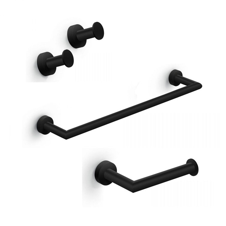 Stainless Steel 3-Piece Bathroom Hardware Set