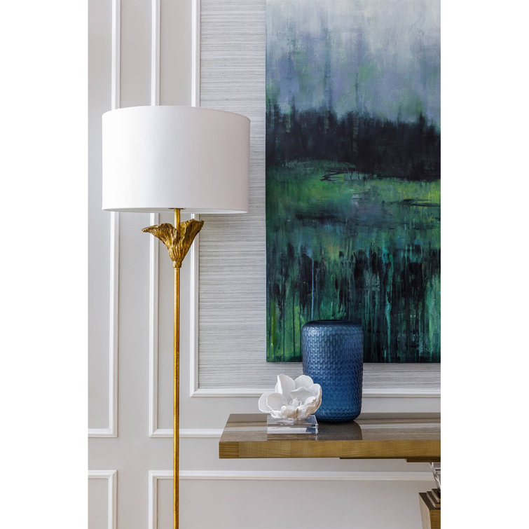 White 3D Magnolia Flower Accent Object