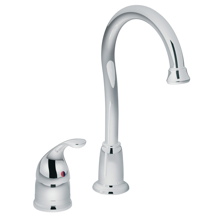 Elegant Chrome 11" High-Arc Bar/Prep Faucet with Swing Function