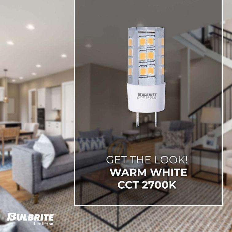 Clear Dimmable T4 Bi-Pin LED Bulb for Commercial Use