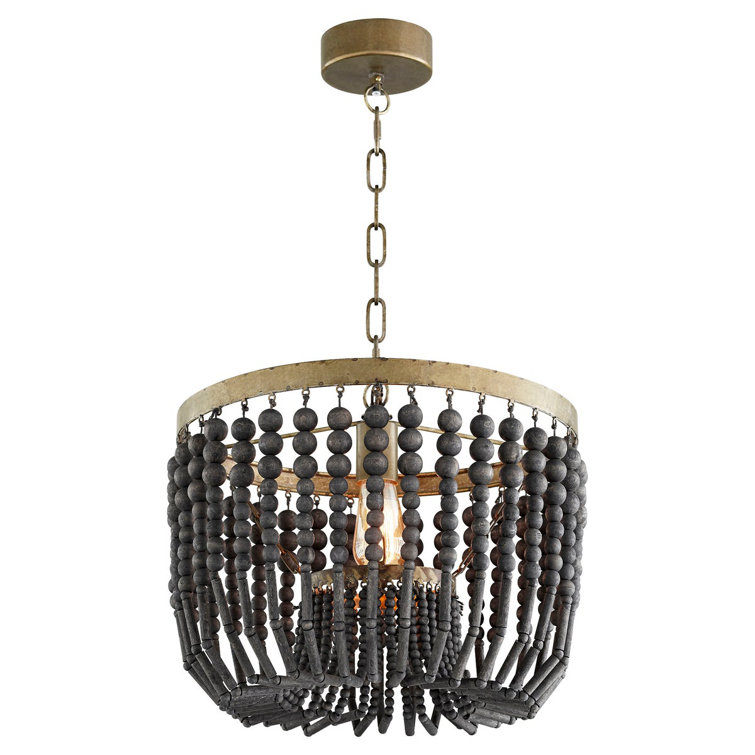 Estrella II 1-Light Tinted Raw Iron Pendant