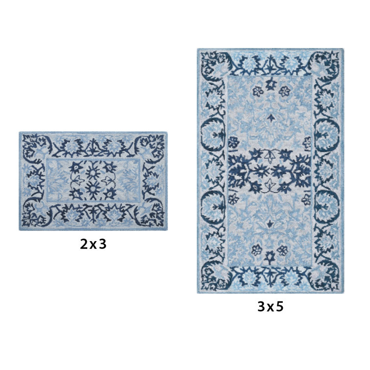 Orford White Hand-Tufted Wool Rectangular Rug