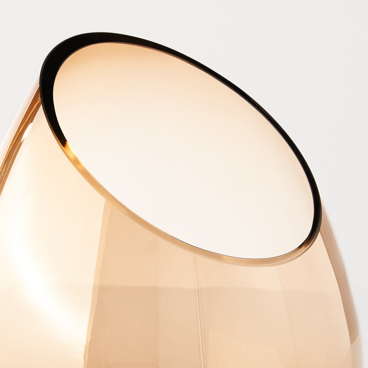 Elegance Drop Handcrafted Glass Table Vase with Novelty Shape