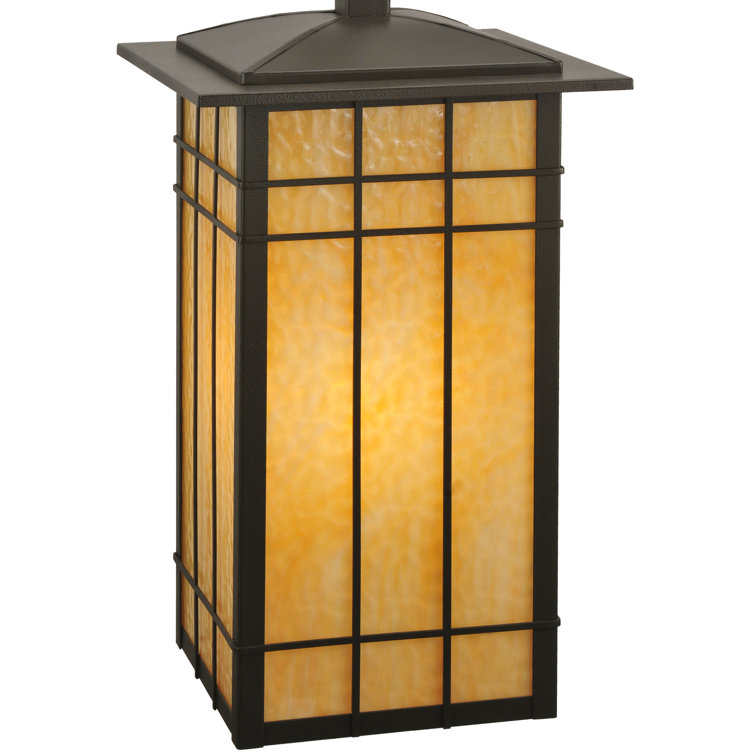 Bronze and Glass 4-Light Globe Pendant for Indoor/Outdoor